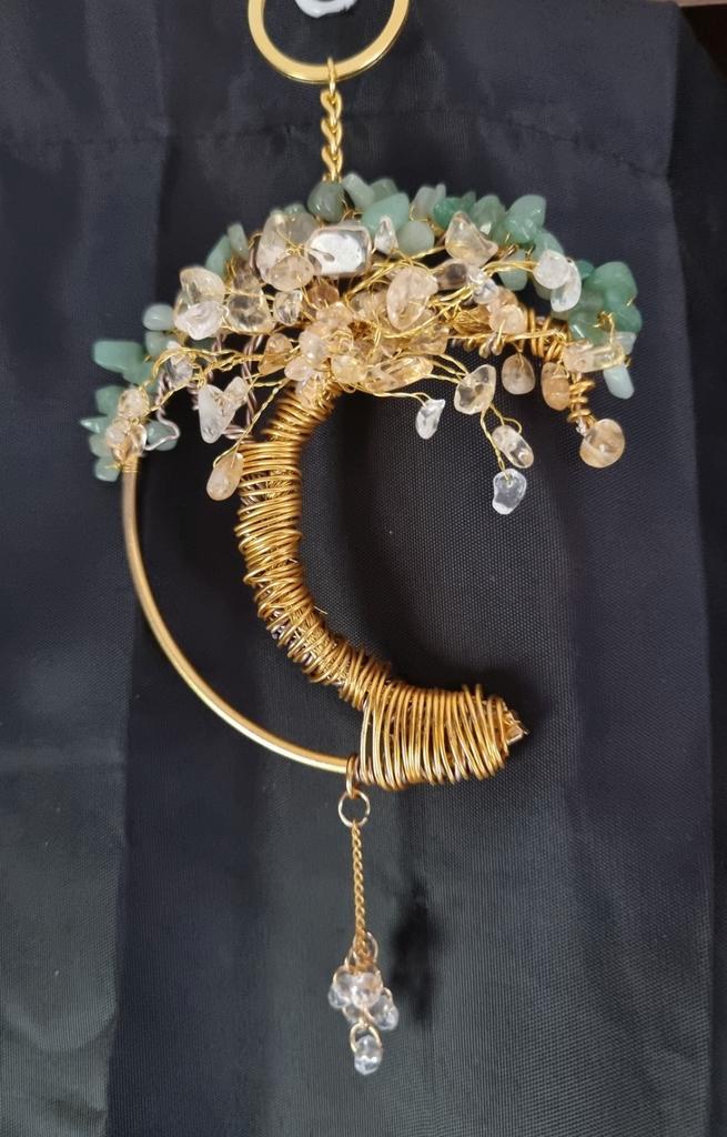 Suncatcher handgemaakt met Citroën en Aveturijn, Huis en Inrichting, Woonaccessoires | Overige, Nieuw, Ophalen of Verzenden