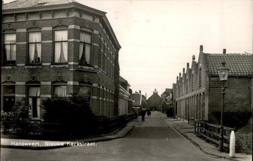 Hansweert Nieuwe Kerkstraat Newo FOTOKAART st 1943, Verzamelen, Ansichtkaarten | Nederland, Gelopen, Zeeland, 1920 tot 1940, Verzenden