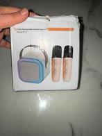 Nieuwe karaoke set bluetooth met 2 microfoons, Ophalen of Verzenden, Nieuw, Microfoon(s)