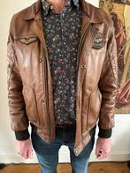 PME Flight Jacket leder, maat M, Bruin, Maat 48/50 (M), Ophalen of Verzenden, Zo goed als nieuw