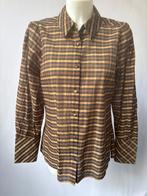 DANTE 6 bruin ruit blouse  Maat 4 - L/40, Bruin, Ophalen of Verzenden, Zo goed als nieuw, Maat 38/40 (M)