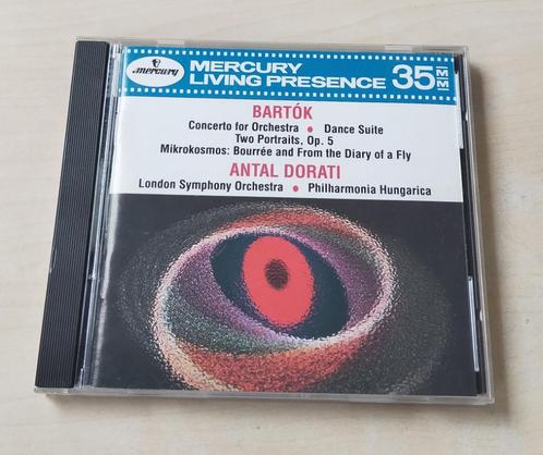 Bartok Concerto For Orchestra Dorati CD Mercury Living Prese, Cd's en Dvd's, Cd's | Klassiek, Gebruikt, Overige typen, Classicisme