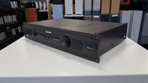 Samson Servo 600Watt eindversterker incl Pro kabels, Audio, Tv en Foto, Versterkers en Receivers, Zo goed als nieuw, Stereo, 120 watt of meer