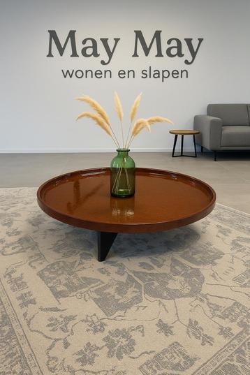 Salontafel rond 120cm rood 60% Korting Direct/Leverbaar beschikbaar voor biedingen