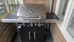 Gas BBQ Grill - Grijs - 120cm + Gasfles, Tuin en Terras, Ophalen, Gebruikt