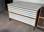 Aangeboden mooie ladenkast voor papier, papierkast., Huis en Inrichting, Ophalen, Overige materialen, Gebruikt, 75 cm of meer