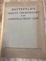 Battelefeld's Grote Vredeskaart Europa 1919, Boeken, Atlassen en Landkaarten, Gelezen, Landkaart, 1800 tot 2000, Europa Overig