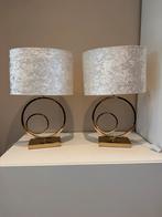 Gouden lampen met kap, Ophalen of Verzenden