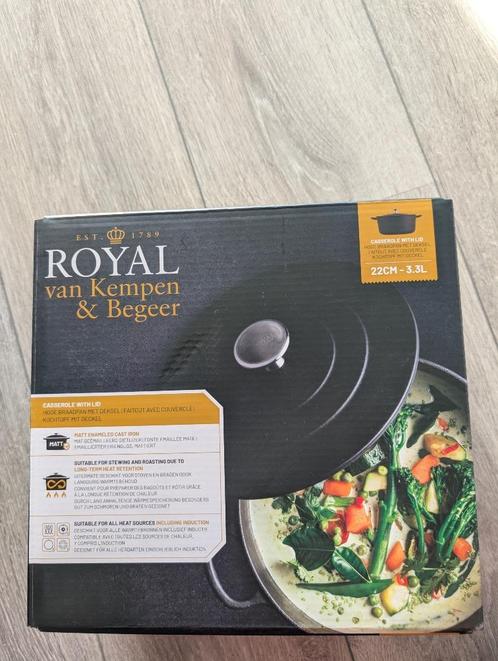 Braadpan, Royal Kempen & Begeer 22cm, Huis en Inrichting, Keuken | Potten en Pannen, Nieuw, Koekenpan of Braadpan, Gietijzer, Ophalen
