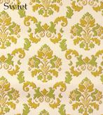 6785 Vintage retro oud barok bloemetjes behang behangpapier, Huis en Inrichting, Stoffering | Behang, Verzenden, Minder dan 10 m²
