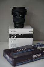 Sigma 16-28mm f/2.8 Sony E-mount + 72mm Hoya Filterset, Ophalen, Zo goed als nieuw, Groothoeklens, Zoom