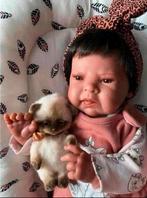 Lief reborn baby meisje ️, Ophalen of Verzenden, Zo goed als nieuw, Babypop