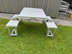 Campingtafel inklapbaar aluminium, Caravans en Kamperen, Ophalen of Verzenden, Gebruikt, Campingtafel