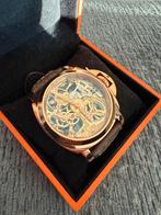 Panerai Skeleton 44mm rosé goud, Overige merken, Leer, Polshorloge, Nieuw