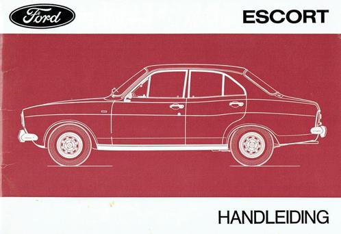 Handleiding - Instructieboekje Ford Escort (1972), Auto diversen, Handleidingen en Instructieboekjes, Verzenden