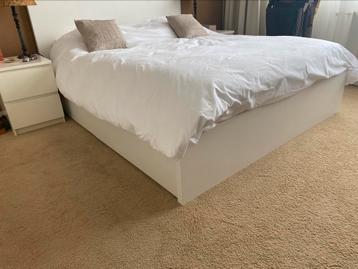 IKEA bed MALM wit 2persoons