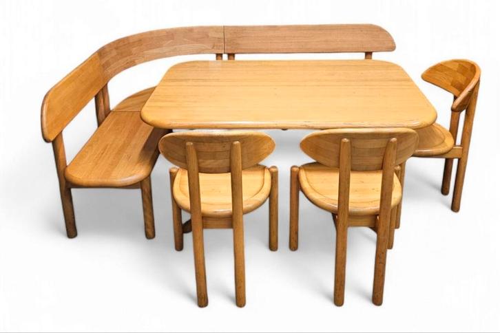 Zeer Zeldzame Ansager Mobler Set., Huis en Inrichting, Tafels | Eettafels, Zo goed als nieuw, 200 cm of meer, Rechthoekig, Ophalen