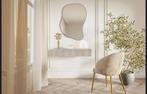 Naduvi greige sidetable | zwevende kaptafel, Huis en Inrichting, Tafels | Sidetables, 50 tot 100 cm, Nieuw, Ophalen of Verzenden