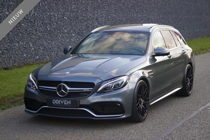 Mercedes-Benz C63s AMG Estate| Keramisch - Pano - Vol Opties, Auto's, Mercedes-Benz, Bedrijf, Te koop, C-Klasse, 360° camera, ABS