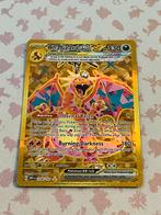 Charizard ex gold obsidian flames NM, Hobby en Vrije tijd, Nieuw, Foil, Ophalen of Verzenden, Losse kaart