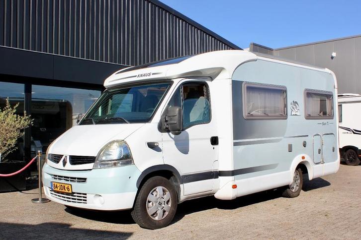 Knaus Sun TI (Frans bed, Zéér netjes met nieuwe APK), Caravans en Kamperen, Campers, Bedrijf, tot en met 4, Half-integraal, Knaus