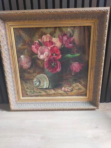 Stilleven met Tulpen - Willem Elisa Roelofs jr. beschikbaar voor biedingen