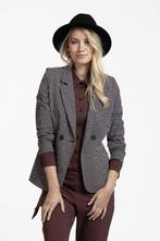 Studio Anneloes Jim graphic Blazer M, Maat 38/40 (M), Studio Anneloes, Bruin, Ophalen of Verzenden