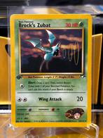 Brock's Zubat (GH 24) Gym Heroes, Hobby en Vrije tijd, Verzamelkaartspellen | Pokémon, Ophalen of Verzenden, Zo goed als nieuw