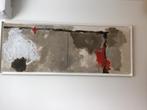Modern  2-delig schilderij in baklijst, Ophalen of Verzenden