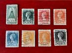 1923 Koningin Wilhelmina Regeringsjubileum 1898 - 1923 Gest, Postzegels en Munten, Ophalen, Gestempeld