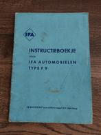 IFA F9 instructieboekje, Ophalen of Verzenden