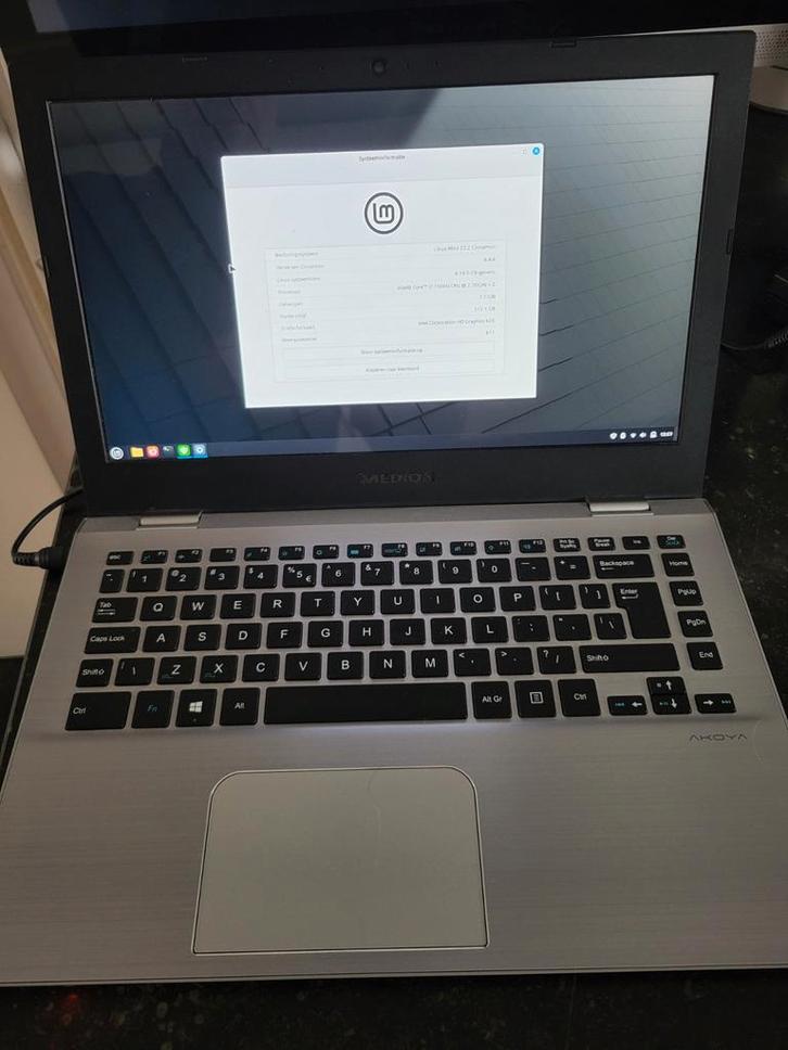 Linux laptop - Medion Akoya S3409, Computers en Software, Windows Laptops, Gebruikt, 13 inch, SSD, 2 tot 3 Ghz, 8 GB, Qwerty, Ophalen