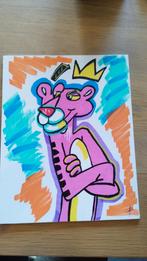 Pink Panther Schilderij lengte 30,2cm x breedte 24cm, Ophalen