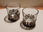 Vintage whiskey glazen-tumblers, Ophalen of Verzenden, Zo goed als nieuw, Borrel- of Shotglas