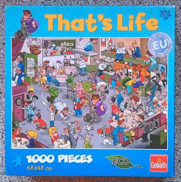 That's Life puzzel Café 1000 compleet beschikbaar voor biedingen