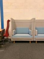 2 x Akoestische lounge fauteuil De Vorm Arnhem, grijs/blauw, Ophalen, Gebruikt, 75 tot 100 cm, Stof