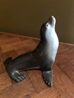 Vintage Lomonosov USSR porseleinen zeehond, Verzamelen, Beelden en Beeldjes, Ophalen of Verzenden, Zo goed als nieuw, Dier