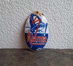 Emaille deurpostje Alarma, Ophalen of Verzenden, Gebruikt, Reclamebord