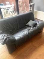 Bank Leloux, Ophalen, Gebruikt, Driepersoons, Leer