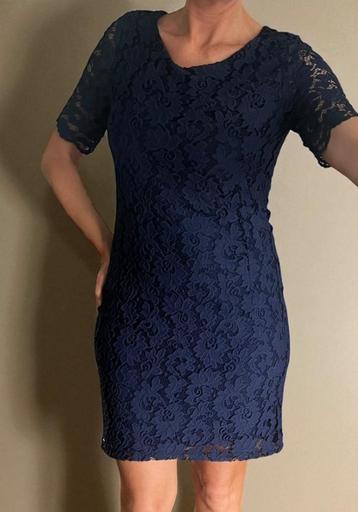 Sissy-Boy donkerblauw lace jurk maat Large beschikbaar voor biedingen