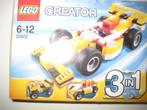 Lego Creator Super racer no 31002, Ophalen of Verzenden, Zo goed als nieuw, Complete set, Lego