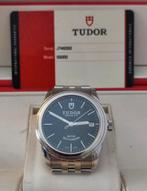 Tudor glamour date 2010 zwarte wijzerplaat, Overige merken, Gebruikt, Staal, Polshorloge