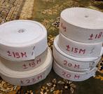 Stoffeerband / Rekband - 5cm breed, 130m+, Ophalen, Overige materialen, Gebruikt, Beige