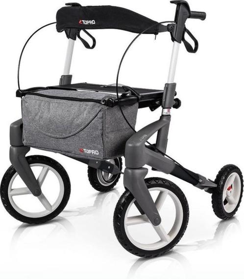 Luxe grote rollator Topro Olympos ATR M zo goed als nieuw, Diversen, Rollators, Zo goed als nieuw, Lichtgewicht, Ophalen of Verzenden