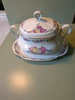 Vintage Soepterrine met Schotel en Serveerschaal, Ophalen