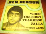 Ben Benson: When the first teardrop falls, Ophalen of Verzenden, Zo goed als nieuw, Pop, Single