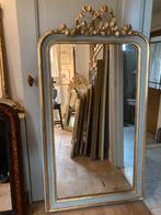 Antieke franse spiegel met strikkuif, Ophalen, Rechthoekig