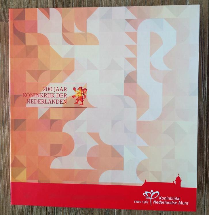 Collectie 200 jaar Koninkrijk der Nederlanden, Postzegels en Munten, Penningen en Medailles, Overige materialen, Nederland, Ophalen of Verzenden