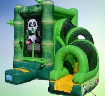 Nieuw Springkussen Mini Multiplay Panda huren  beschikbaar voor biedingen