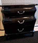 Zwart buikkastje, Huis en Inrichting, Ophalen, Gebruikt, 50 tot 100 cm, 3 of 4 laden